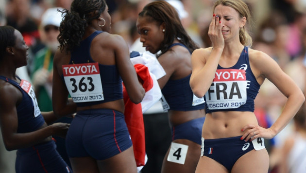 Дисквалификация французских бегуний принесла американкам серебро ЧМ в Москве