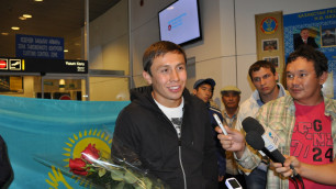 Головкин приехал в Казахстан поздравить отца с Днем шахтера