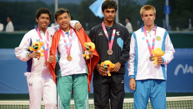 Казахстанские теннисисты стали призерами юношеских Азиатских игр