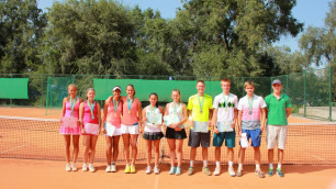 Определились победители летнего чемпионата Казахстана по теннису