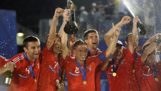 Россия выиграла чемпионат мира по пляжному футболу 