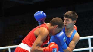 Казахстанец Абдрахманов выиграл свой первый бой на ЧМ в Алматы