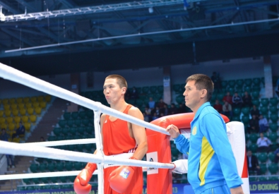 Мерей Акшалов. Фото с сайта чемпионата мира по боксу