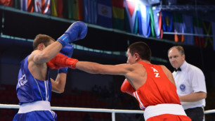 Акшалов стал третьим казахстанским финалистом на ЧМ по боксу