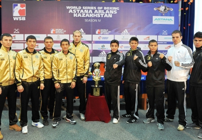 Боксеры Astana Arlans и Mexico Guerreros. Фото с сайта WSB