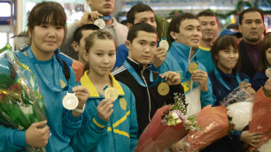 Чемпионы и призеры континентального первенства Азии. Фото предоставлено пресс-службой Федерации дзюдо Казахстана