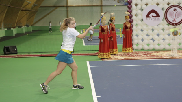 В Кокшетау открыли первый теннисный центр