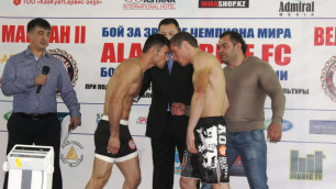 Ержан Естанов из Alash Pride победил Аслана Шаова на турнире в Алматы