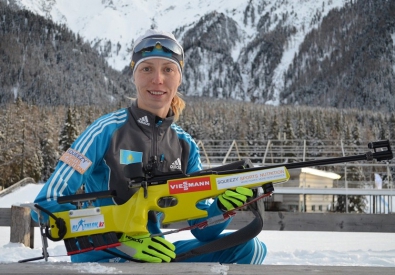 Елена Хрусталева. Фото с сайта biathlon.kz