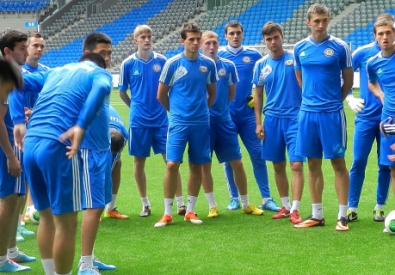 Казахстанские футболисты. Фото с сайта Федерации футбола Казахстана