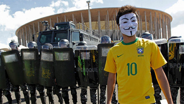 В 36 городах Бразилии пройдут протесты против ЧМ-2014