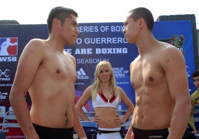 Манат Омерзаков (справа) и Марвин Кабрера. Фото с сайта WSB