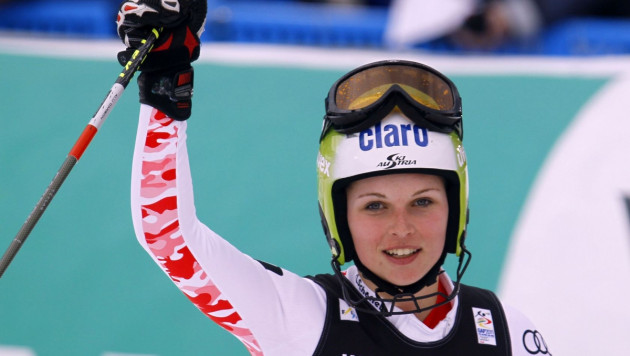 Австрийская горнолыжница выиграла супергигант на Олимпиаде в Сочи