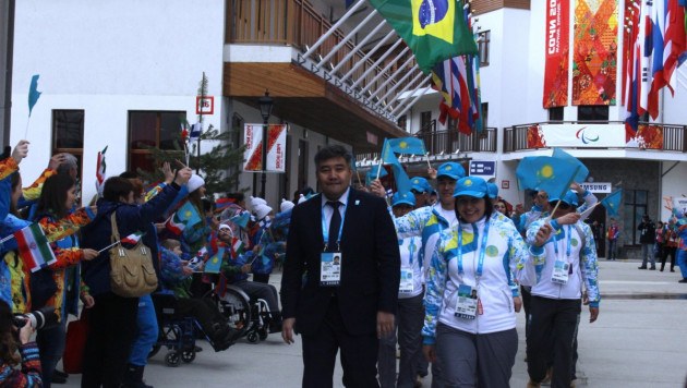 На Паралимпиаде в Сочи поднят флаг Казахстана