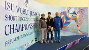 Казахстанский шорт-трекист стал бронзовым призером чемпионата мира в Турции