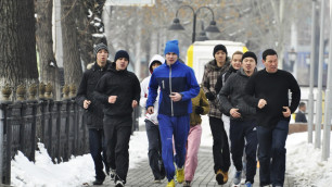 Алматинцы на тренировках. Фото предоставлено организаторами марафона "Смелость быть первым"