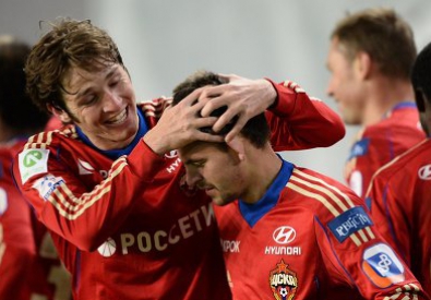 Футболисты ЦСКА. Фото РИА Новости. Александр Вильф