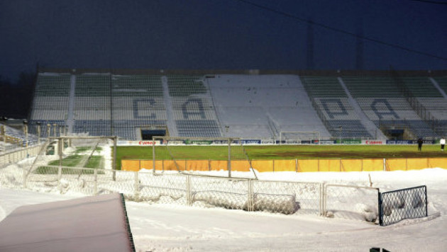 Матч российской премьер-лиги перенесен из-за снегопада в Самаре