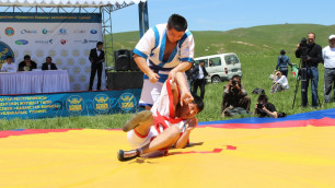 В Таразе создан первый в стране спортивный клуб по казакша курес