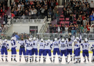 Хоккеисты сборной Казахстана. Фото с сайта iihf.com