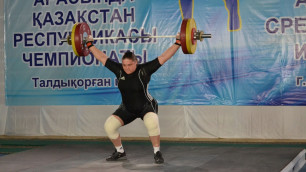 Мария Грабовецкая выиграла чемпионат Казахстана по тяжелой атлетике