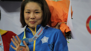 На чемпионате Азии боролась после декретного отпуска - Айым Абдильдина