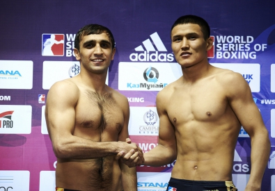 Асхат Уалиханов (справа) и Гайбатулла Гаджиалиев. Фото с сайта WSB