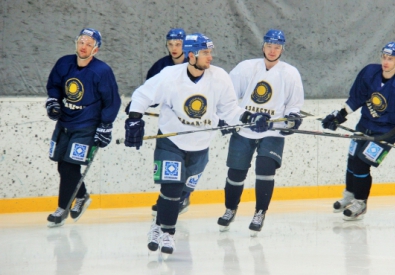 Хоккеисты сборной Казахстана. Фото с сайта icehockey.kz