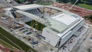 Стадион ЧМ-2014 в Сан-Паулу не успели достроить к тестовому матчу