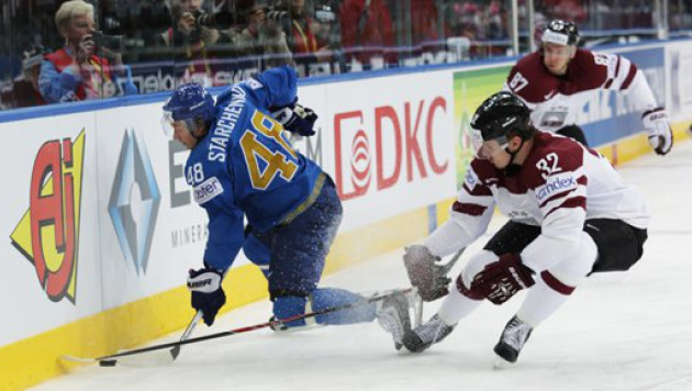 Матч Казахстан - Латвия стал самым результативным на ЧМ-2014 по хоккею