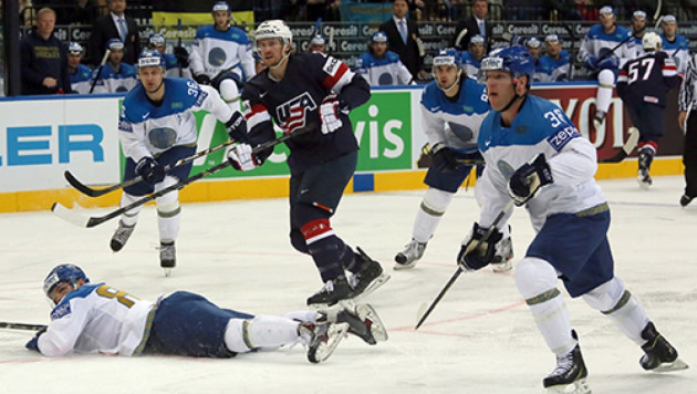 Матч Казахстан - США удержал антирекорд по посещаемости на ЧМ по хоккею в Минске