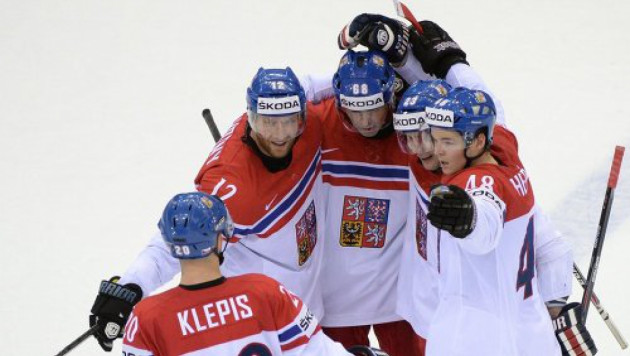 Сборная Чехии стала первым полуфиналистом ЧМ по хоккею