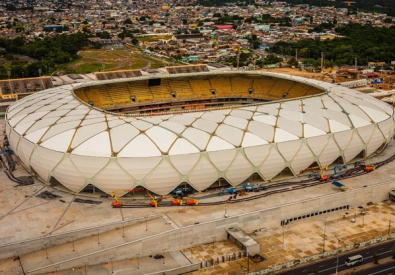 Стадион "Амазония" в Манаусе. Фото с сайта sports.ndtv.com