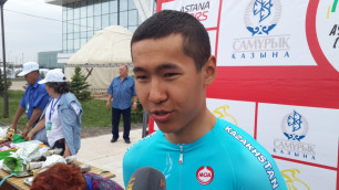 Казахстанский велогонщик расстроен своим "серебром" на чемпионате Азии