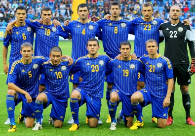 Сборная Казахстана по футболу. Фото с сайта kff.kz