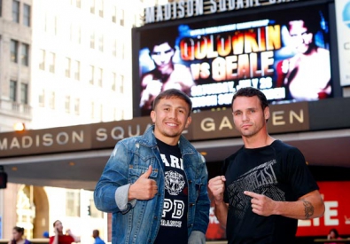 Геннадий Головкин и Дэниэл Гил. Фото с сайта fightnews.com