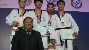 Приглашенный выступать за Казахстан таэквондист из Кореи победил на "Кубке Федерации"