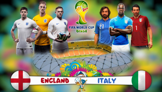 Игровой симулятор предсказал исход матча ЧМ-2014 Англия - Италия
