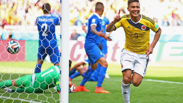 Колумбия в своем стартовом матче на ЧМ по футболу обыграла Грецию