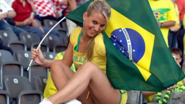 Самые красивые болельщицы ЧМ-2014 по футболу. Бразилия