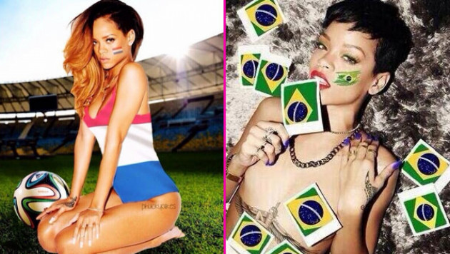 Рианна неприлично прокомментировала разгром Бразилии от Германии