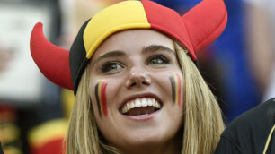 Фанатку сборной Бельгии после удачных фото на ЧМ в Бразилии пригласили стать моделью