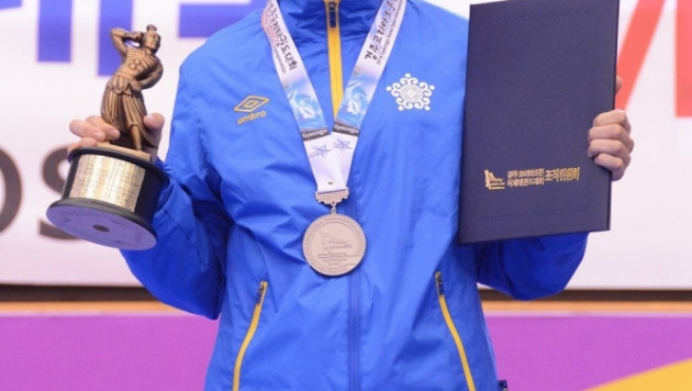 Казахстанская таэквондистка выиграла "серебро" на турнире Korea Open