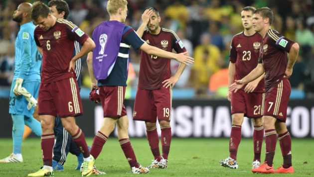 Россия упала на 23-е место в рейтинге ФИФА после провала на ЧМ-2014