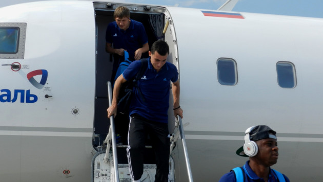 ФК "Астана" прибыл на Кипр на ответный матч Лиги Европы