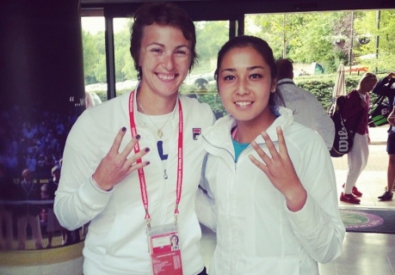 Ярослава Шведова и Зарина Дияс. Фото с Instagram спортсменок