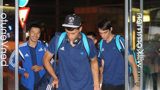 "Астана" прибыла в Испанию на ответный матч Лиги Европы с "Вильярреалом"