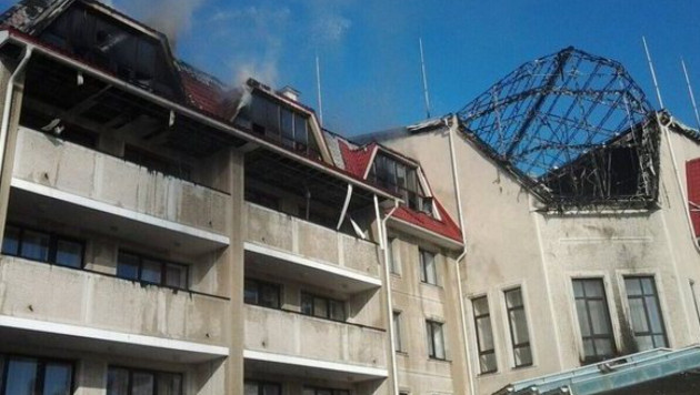 Главный корпус базы "Шахтера" в Донецке уничтожен при обстреле