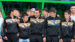 Боксеры "Астана Арланс" прибыли в столицу для участия в "Битве чемпионов"