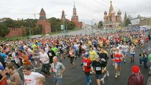 Бегунья из Казахстана выиграла Московский марафон 